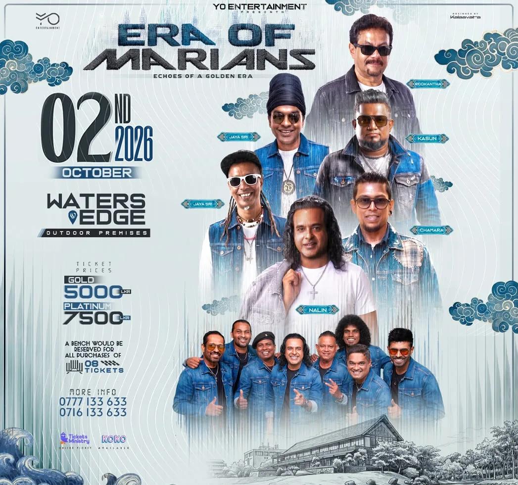 Era of Marians poster — Waters Edge, Battaramulla