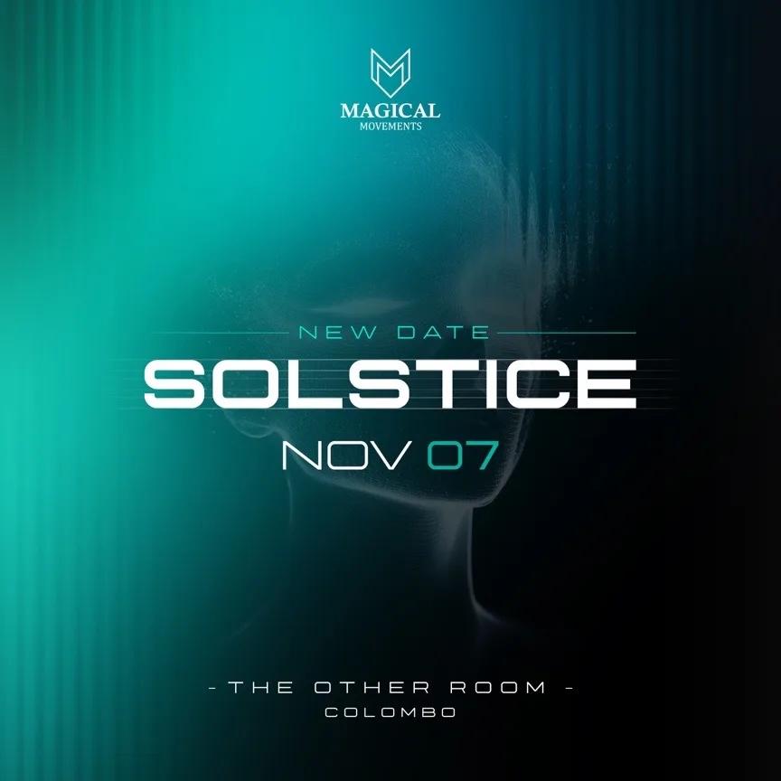 Solstice new date poster: 7 November, The Other Room, Colombo