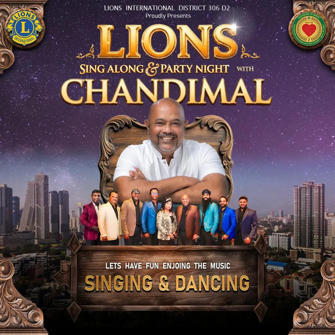 Lions Sing Along & Party Night with Chandimal